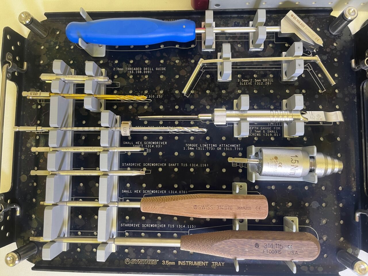 SYNTHES 01.108.004 Pediatric LCP Plate System Instrument Set — photo 3