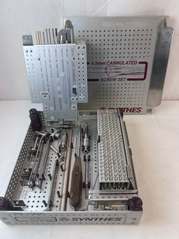 SYNTHES Various 4.5MM Cannulated Screw Set — photo 1