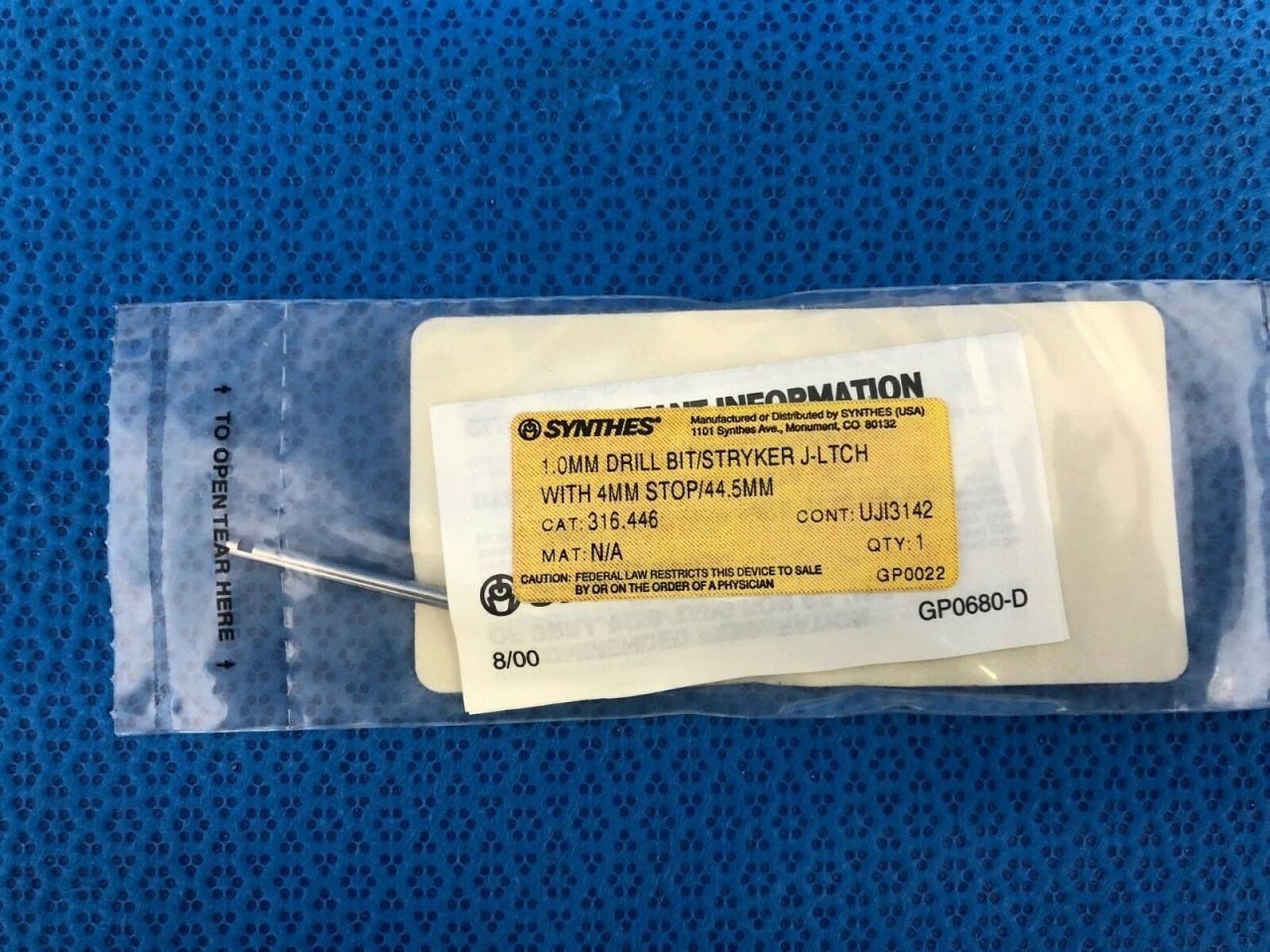 SYNTHES 316.446 Drill Bit — photo 3