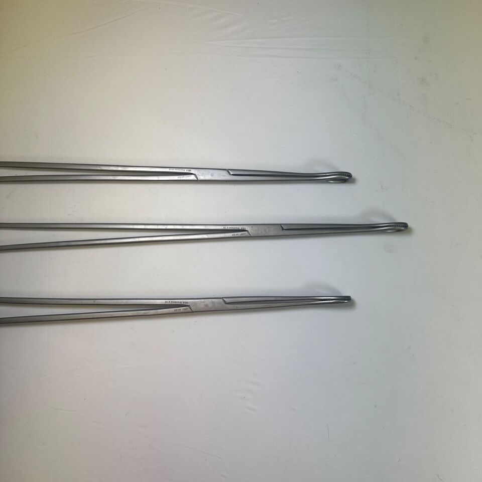 JARIT 114-124 Foerster Sponge Holding Forceps, Straight Set of 3 — photo 6