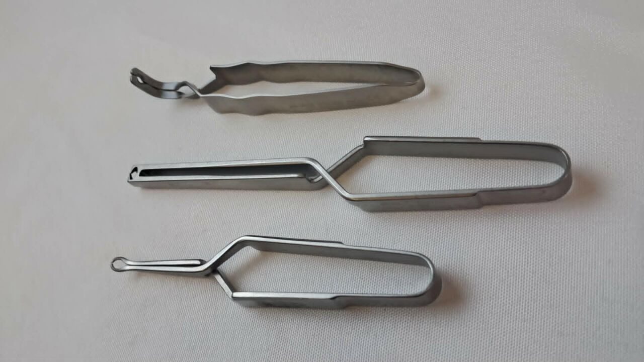STRYKER 900106 900105 705175 Screw & Hardware Forceps 3pc Set — photo 1