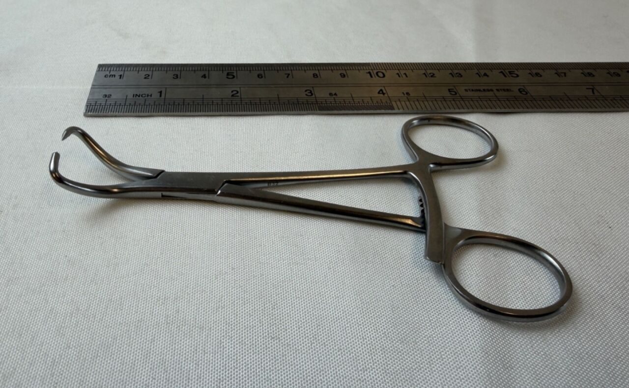 DEPUY ACE 13576 Ratchet 130mm Bone Reduction Forceps w/ Points — photo 6