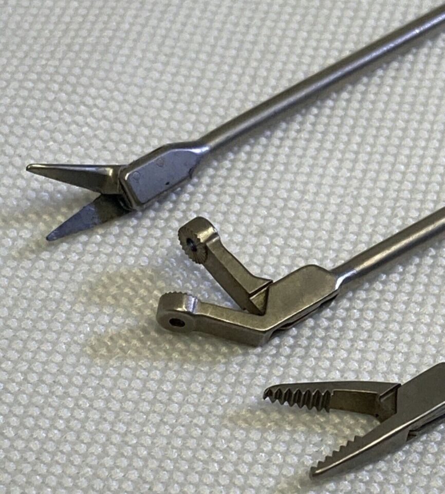 SEC SURGICAL ENTERPRISE Various 13 Piece Endo Neuro Malleable Rotating Forcep Set w Case — photo 9