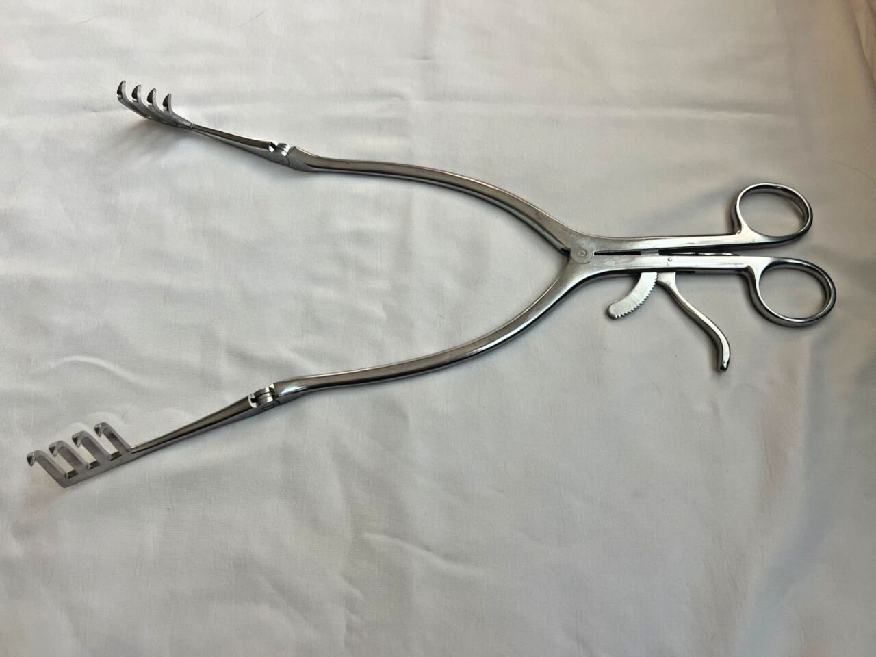 CODMAN 50-1165 Adson-Beckman Thyroid Retractor 4x4 Sharp Prongs — photo 2