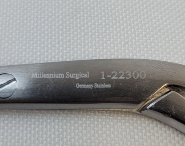 MILLENNIUM 1-22300 Hartman Nasal Dressing Forceps, Serrated Tips, 7.25", ENT — photo 4