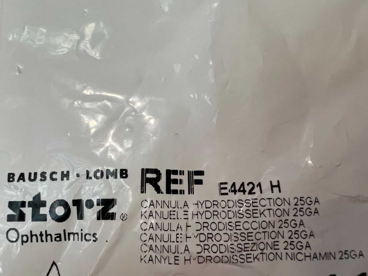 BAUSCH & LOMB E4421 H Nichamin Hydrodissection Cannula 25 Gauge X 0.9" Length — photo 3
