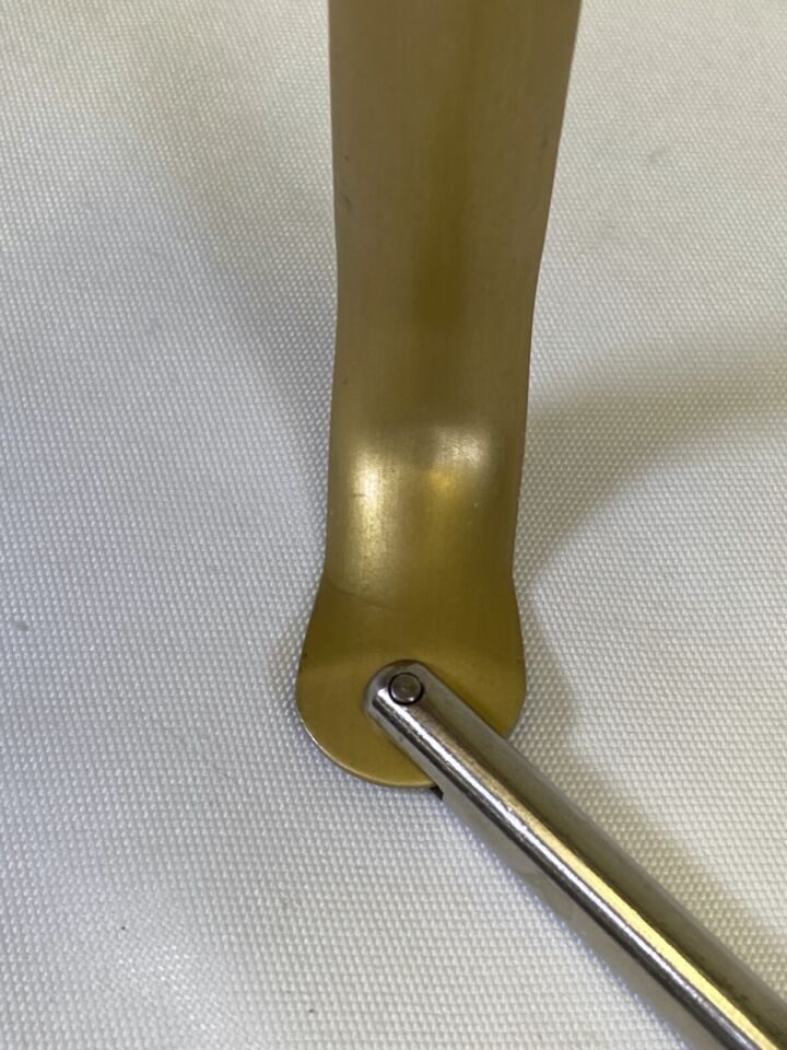 OMNI-TRACT 4922 Renal Vein Swivel Aluminum Radiolucent Retractor Blade 1" x 8" — photo 5