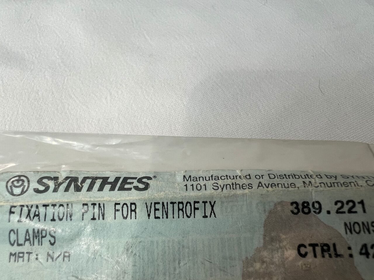 SYNTHES 389.221 VentroFix Fixation Pin For Clamps — photo 2