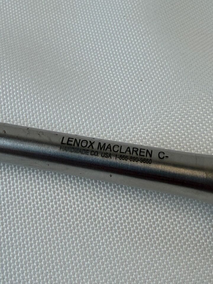 WALLIE HEINIG Lenox Maclaren Size 6 Straight Curette 11mm x 18mm Cup 15" — photo 5