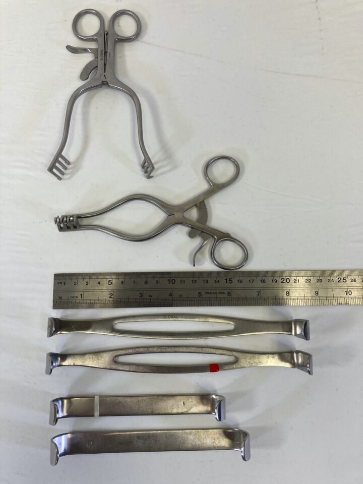 VARIOUS  94 Piece Global Konig Fisherman Major Abdominal Instrument Set w/ Case — photo 5