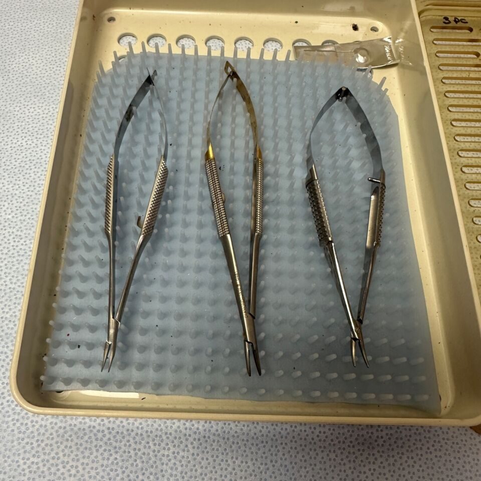 3 Piece Micro Needle Holder Set w/ Sterilization Tray — photo 5