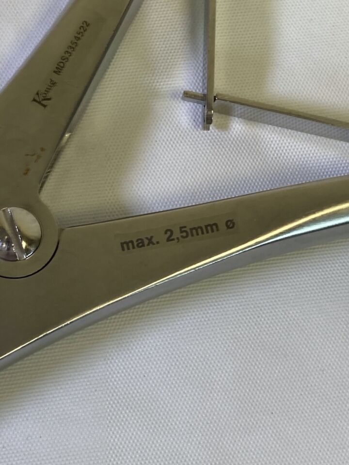 KONIG MDS3354522 Double Action 8.75" Angled Cutters Max Cap 2.5mm T/C Jaw — photo 3