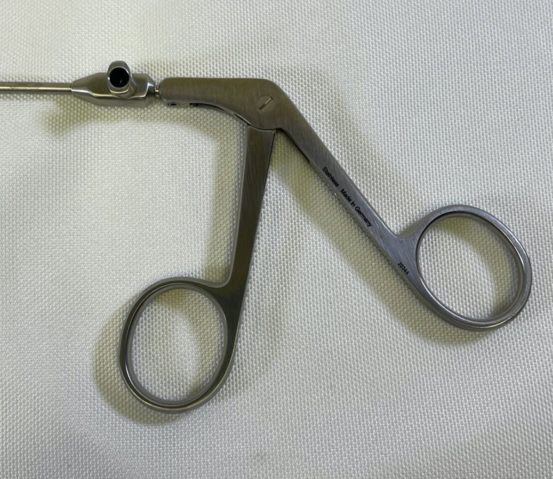 GERMAN STAINLESS 20346 2.8mm x 23cm WL Biopsy Forcep 2mm x 5mm Jaw — photo 2