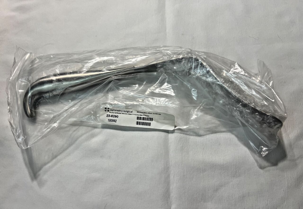 SYMMETRY 23-6290 Murphy Gall Bladder Retractor 1-3/4" Blade Width X 11" Length — photo 1