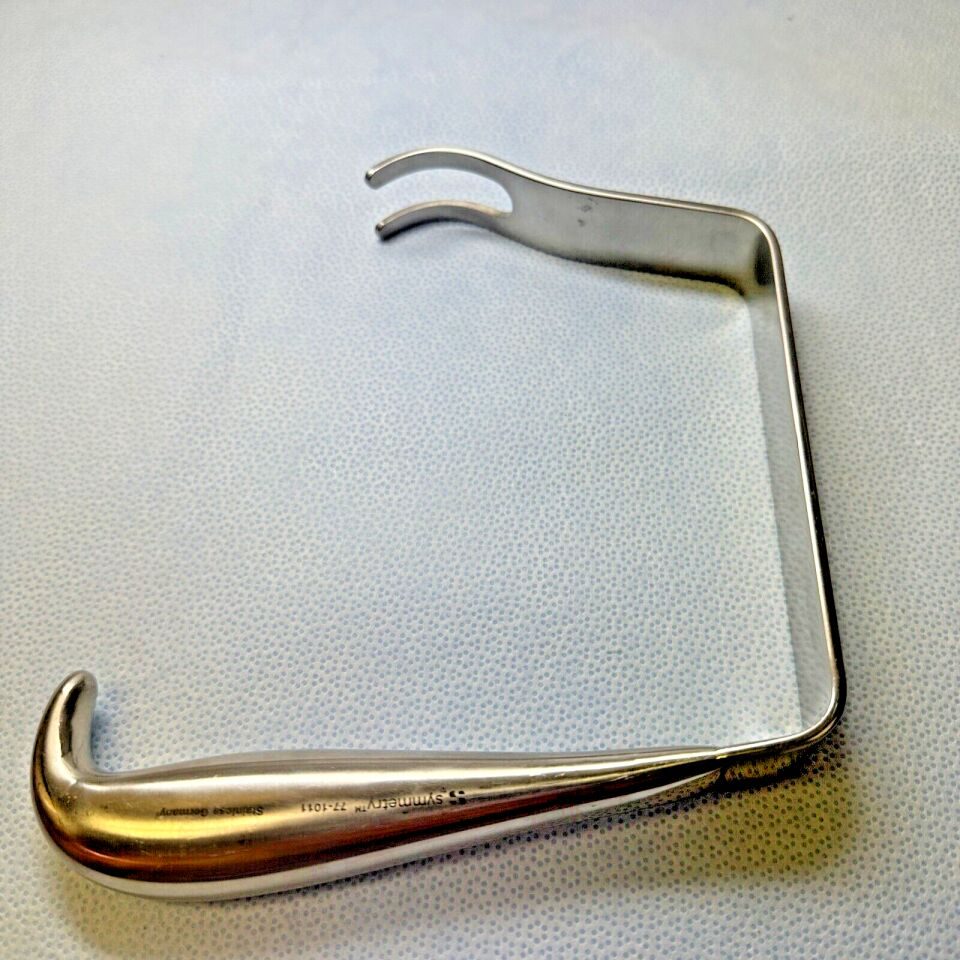 SYMMETRY SURGICAL 77-1011 Bristow-Bankart Humeral Retractor 2 Prong, Blunt — photo 4
