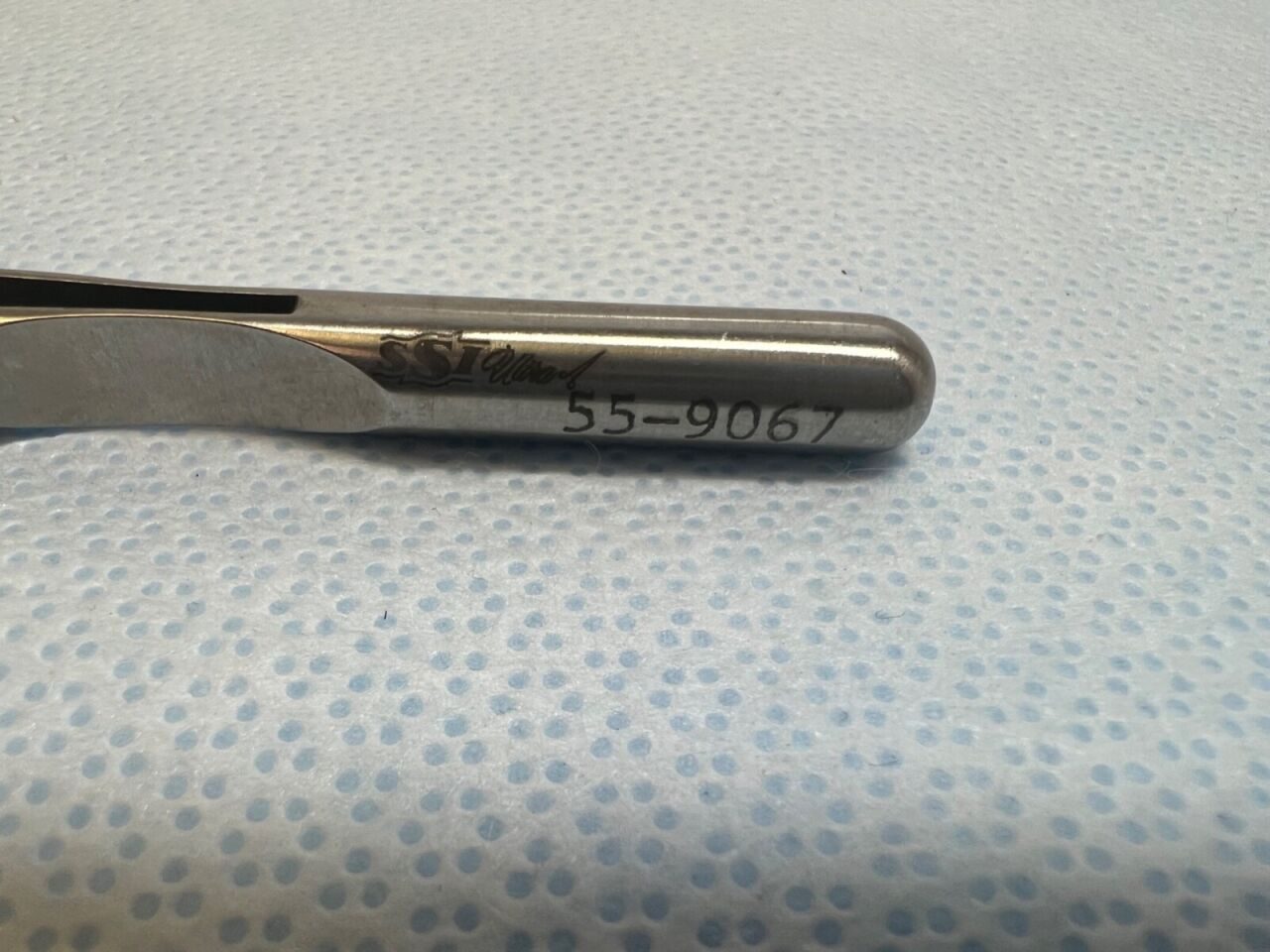 SSI ULTRA 55-9067 Ultra Micro Ring Tip Forceps Straight 1.0mm Tip 152mm Length — photo 2