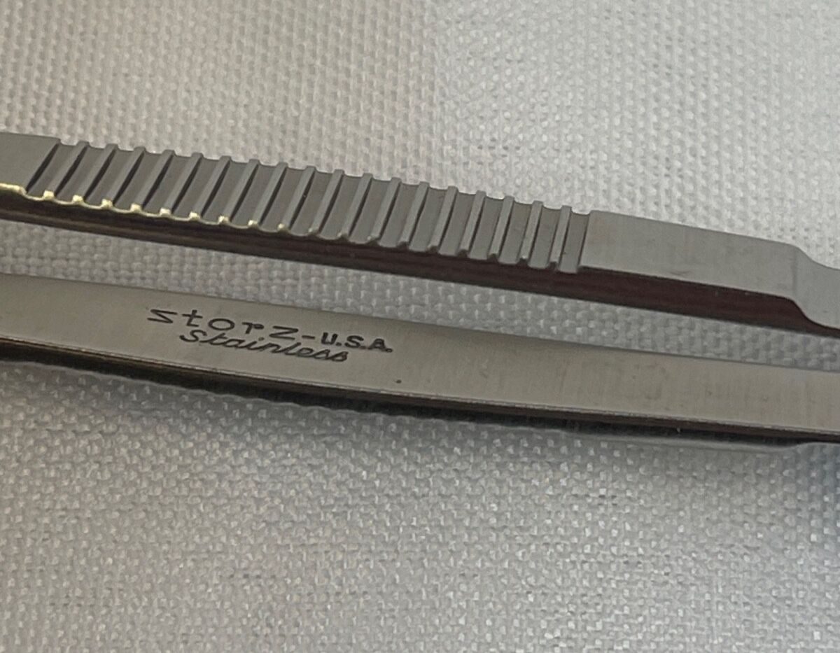 STORZ S2050-10A Angled McPherson Bipolar Forceps Ophthalmology Eye — photo 4