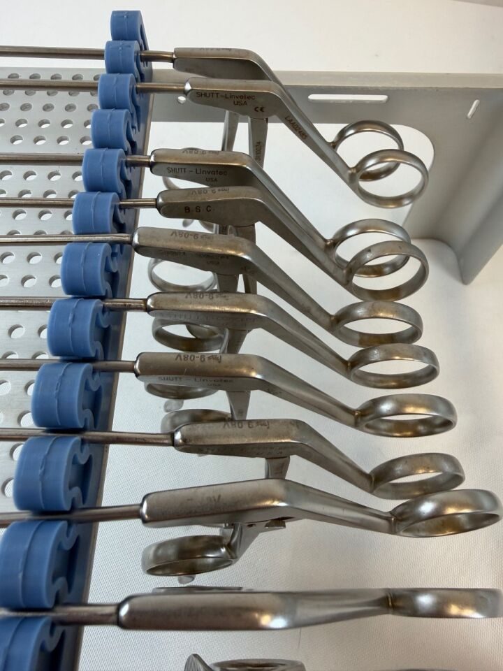 VARIOUS  13 Piece Concept Linvatec Shutt Arthroscopy Biter Punch Set w/ Extras & Tray — photo 8