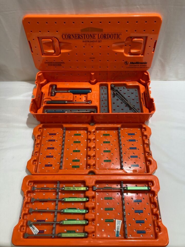 MEDTRONIC 874-991 Cornerstone  Lordotic Instrument Set ls Tamps Neuro