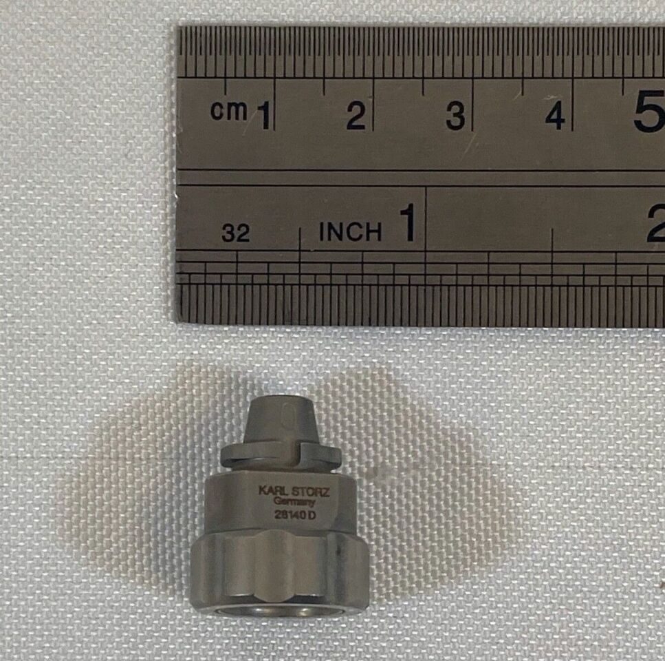 KARL STORZ 28140D Snap-In Sealing Cap w Cone Includes 28140GU Gasket Arthroscopy — photo 6