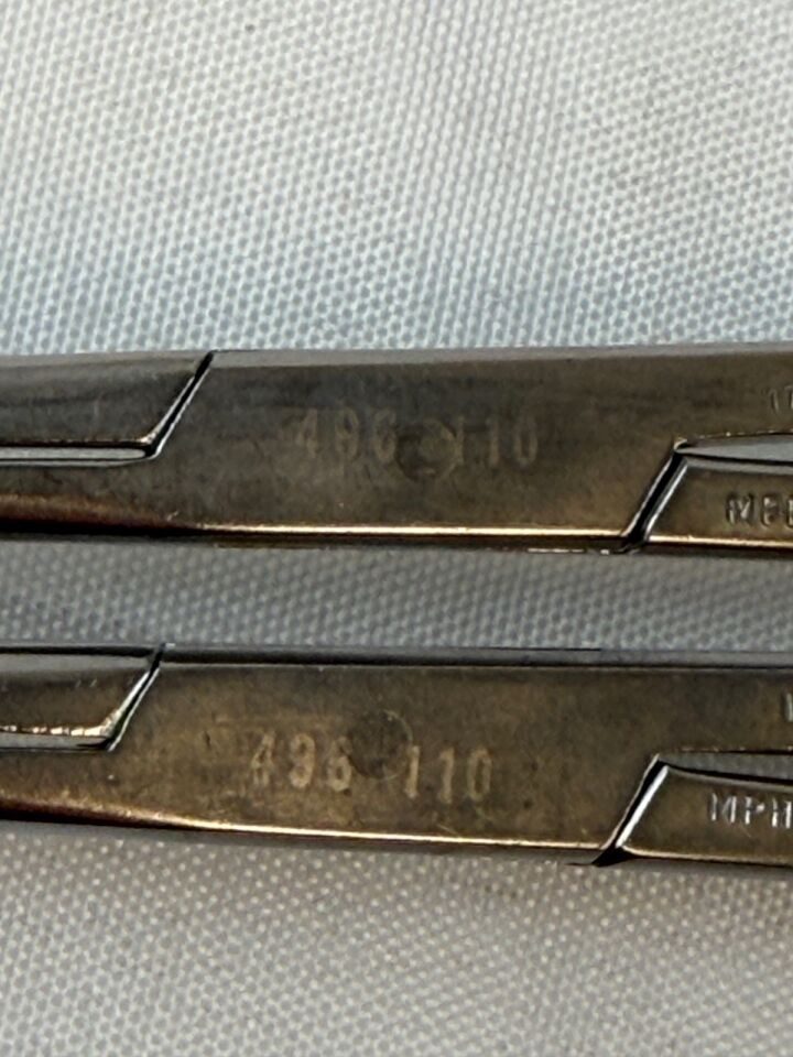 PILLING WECK 496110 Lahey Dissecting Forceps Strong Curve Serrated Jaws — photo 3