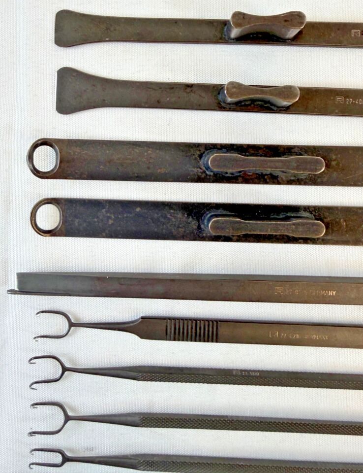 VARIOUS  Richards Smith & Nephew Rhinoplasty Set Pan Ebonized Black Anodized — photo 4
