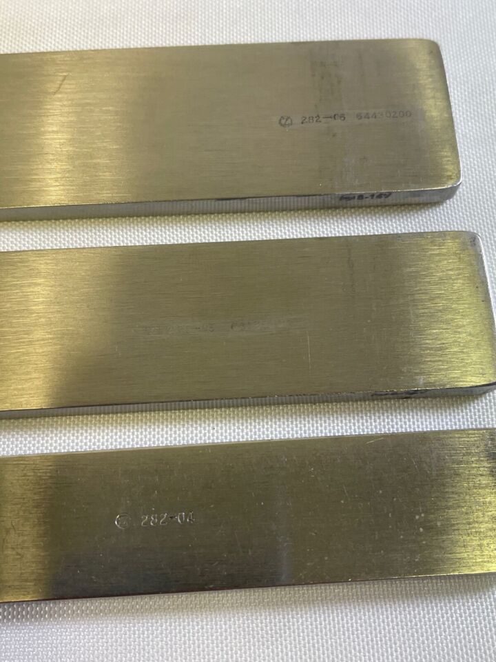 ZIMMER 9" x 1.5" 1.25" 1" Set of 6 Lambotte Osteotomes w/ Rack Straight & Curved — photo 4