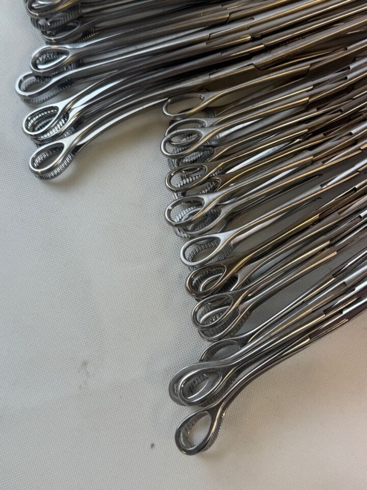 JARIT Foerster Sponge Forceps 7" & 9.5" Lot of 56 w/ Stringer — photo 7