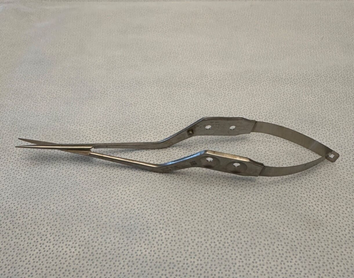 V. MUELLER NL 4003 Yasargil Micro Scissors Bayonet Straight 8" — photo 2
