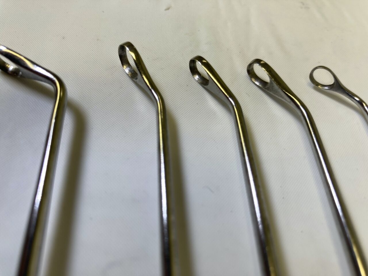 KARL STORZ 45deg 70deg 120deg x 6.5" Set of 8 Antrum Coakley Curettes — photo 6