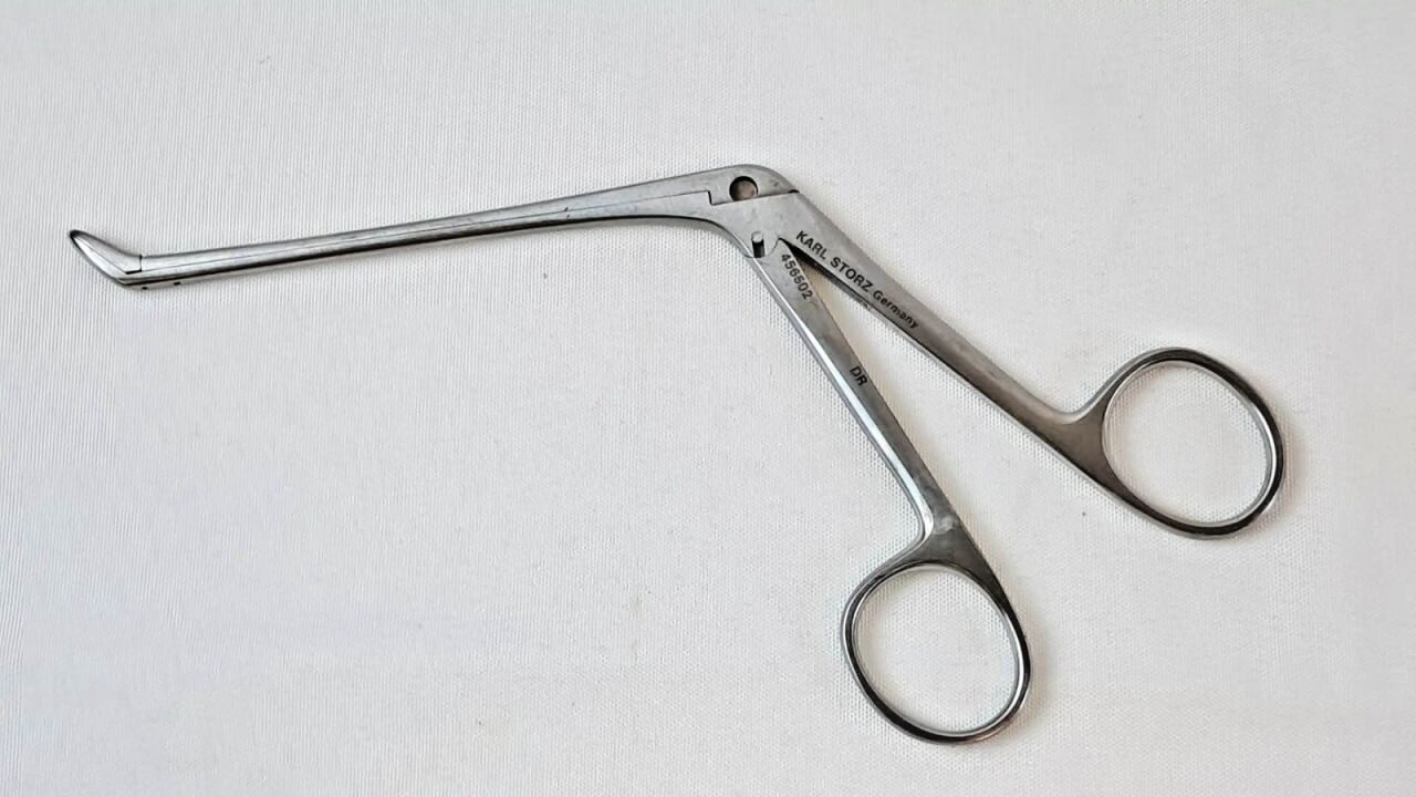 KARL STORZ 456502 Blakesley Wilde ENT Nasal Forceps Size 2 45 Deg 11cm — photo 2