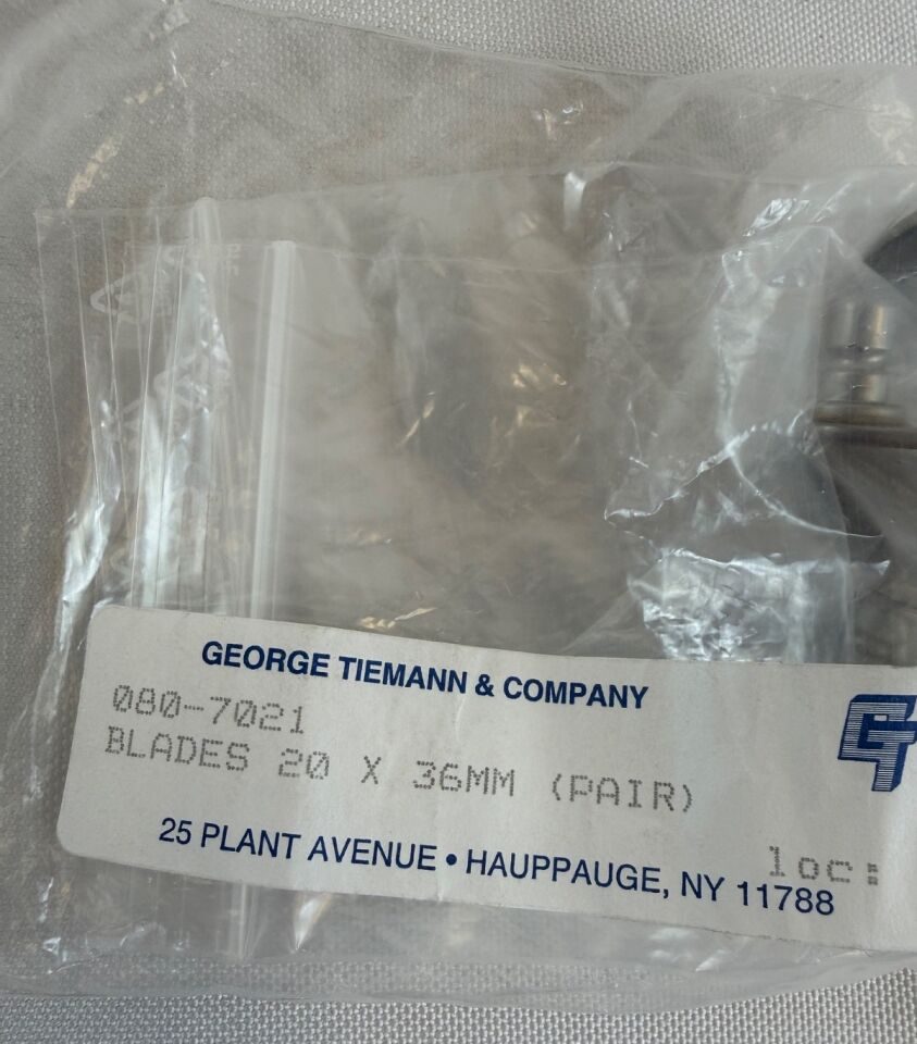 TIEMANN 80-7021 20mm x 36mm Kolbel Retractor Blades — photo 2