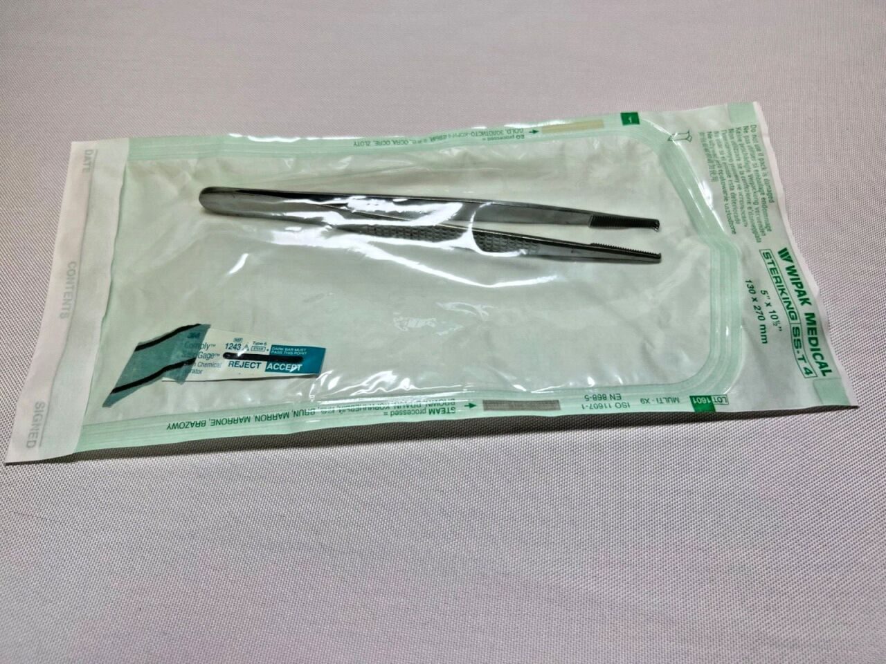 Bonney Tissue Forceps 2 X 3 Teeth 6-3/4" Length — photo 5