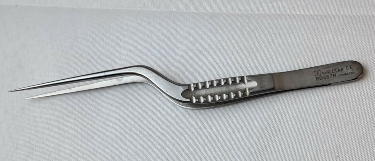 AESCULAP BD887R Micro Tissue Forceps Straight — photo 1