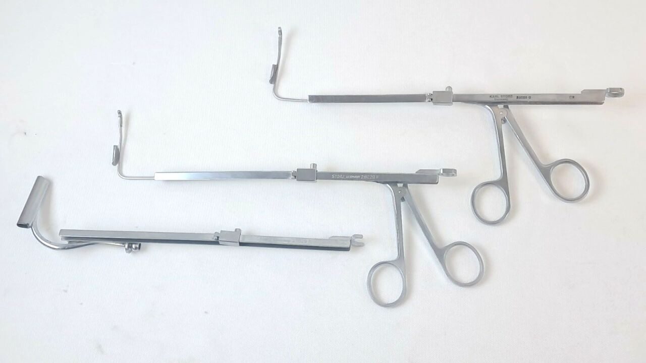 KARL STORZ 28020F 28020G 28020K Nephroscope Instrument Set Forceps & Guide — photo 3