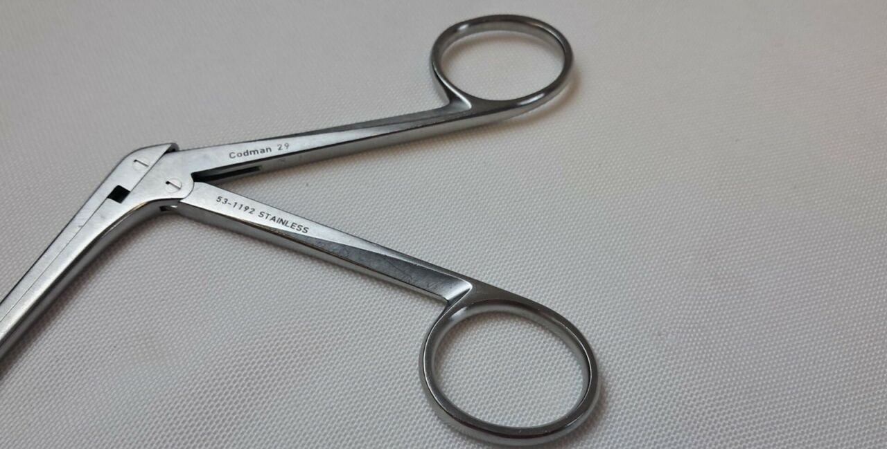 CODMAN 53-1192 Schlesinger Intervertebral Disc Rongeur Serrated Straight — photo 3