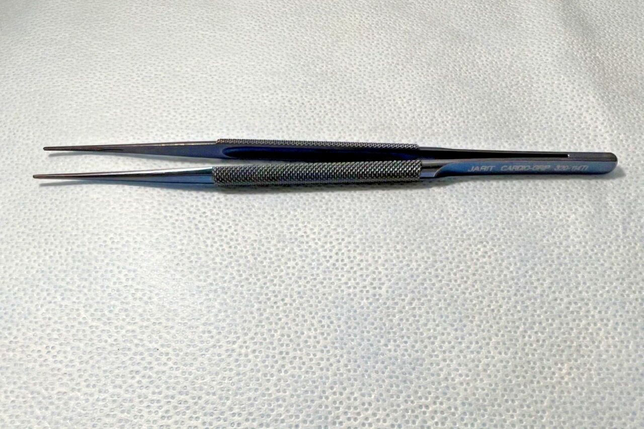 JARIT 320-114TI Titanium DeBakey Vascular Tissue Forceps