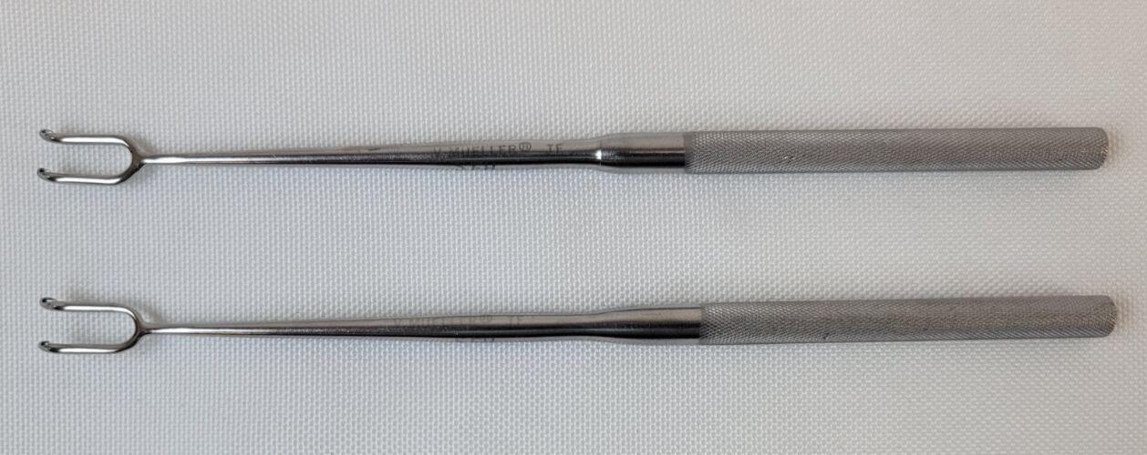 V. MUELLER RH1125 Nasal Tenaculum Hook 6-3/8" Long Set of 2