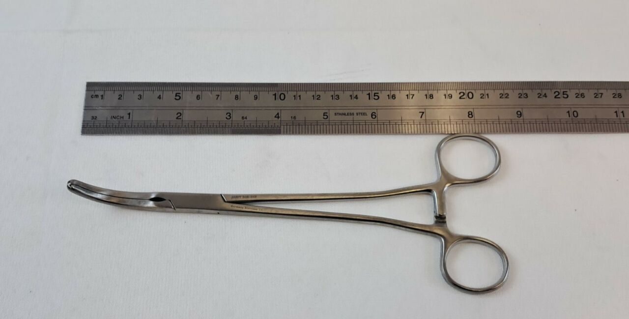 JARIT 505-282 Z-Hysterectomy Forceps 8-3/8" Locking Serrated — photo 5