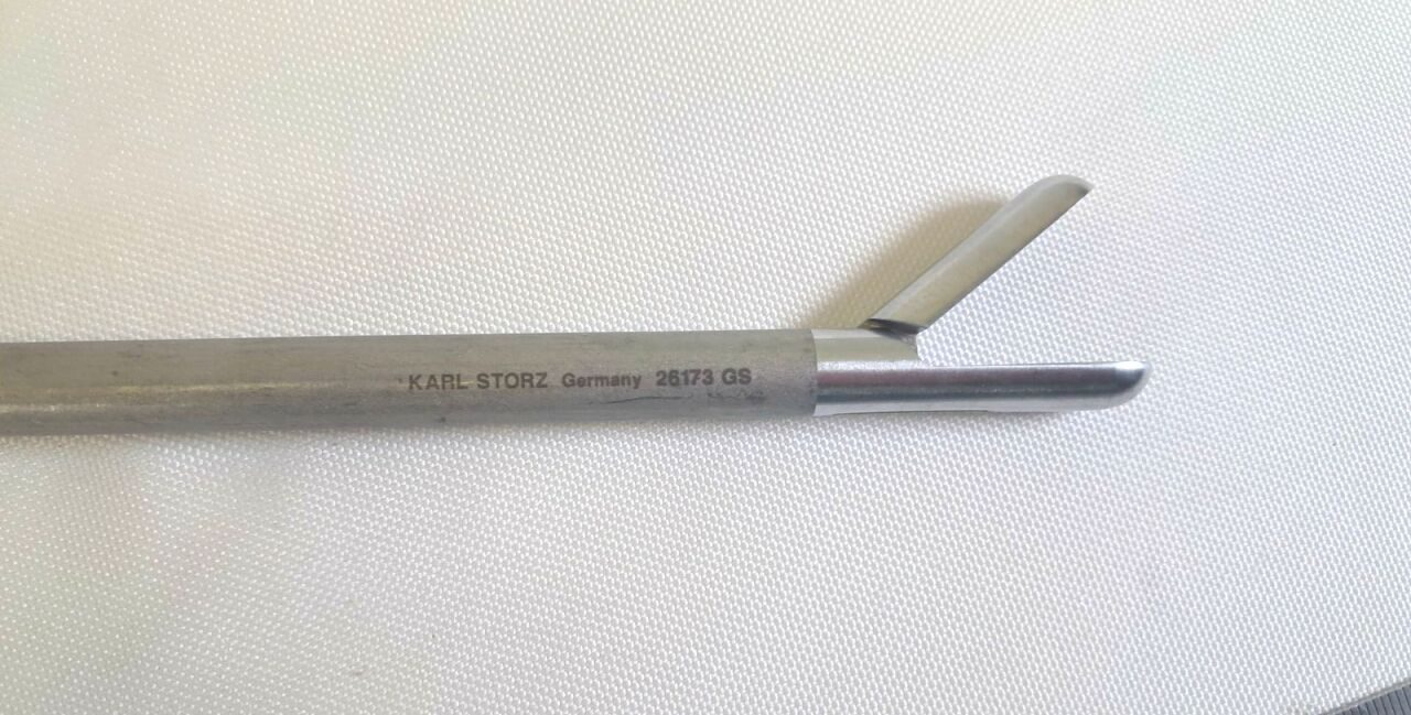 KARL STORZ 26173GS Biopsy Spoon Forceps 10mm X 36cm Spring Handle — photo 3