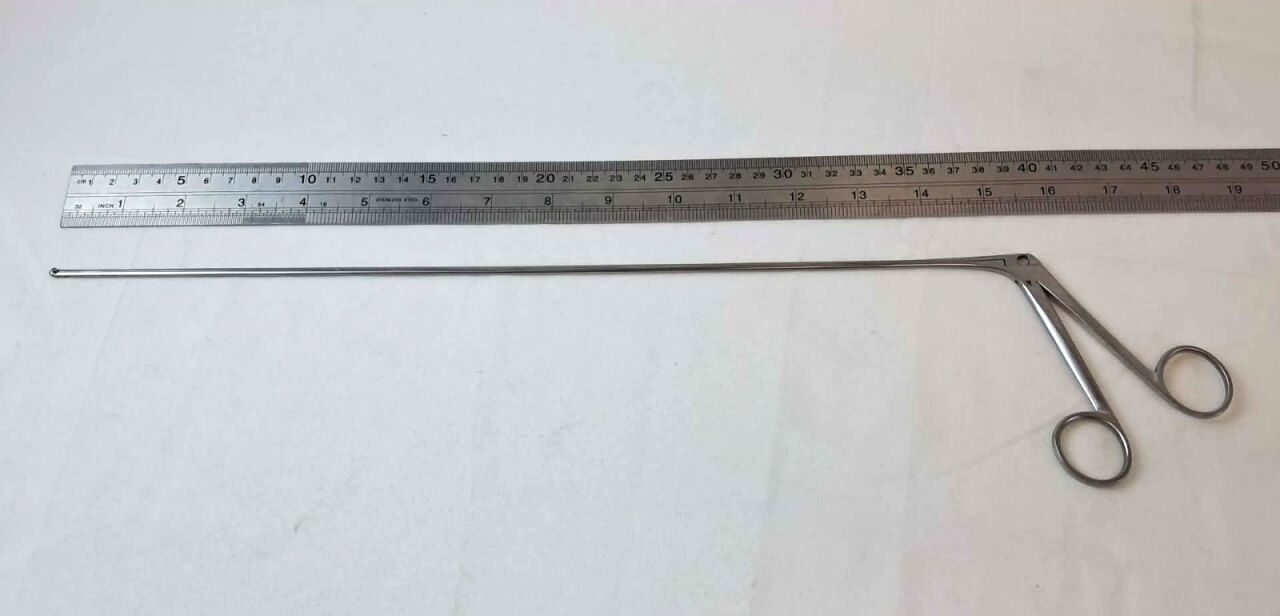 PILLING 50-5168 Biopsy Cup Laryngeal Forceps Angled 2mm 18-3/4" ENT — photo 5
