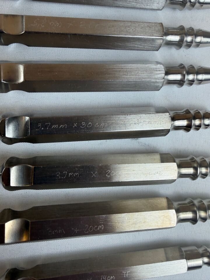 GRAMS Liposuction Cannulas Set of 9 w/ Tray — photo 5