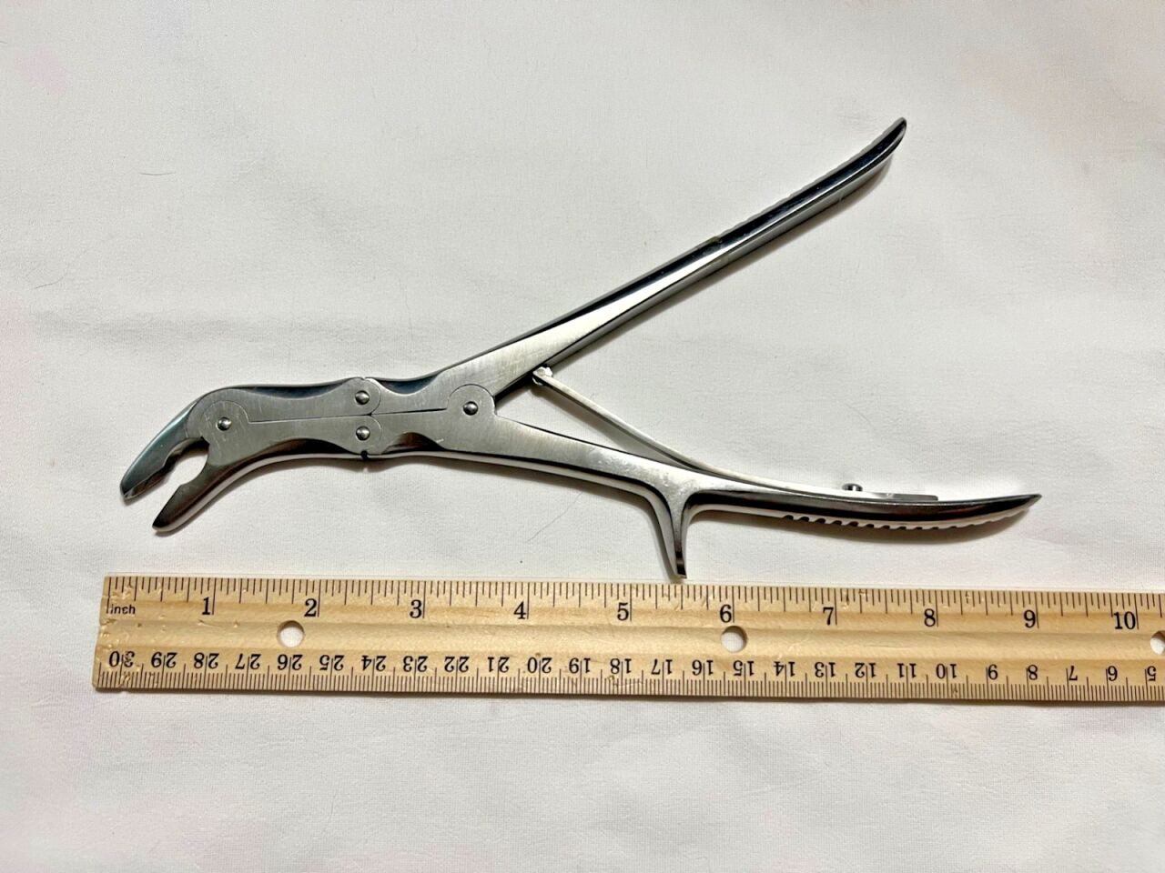 ZIMMER 3310 Stille-Luer Bone Rongeur 45deg Angle 6mmX 15mm Cup 9" Length — photo 4