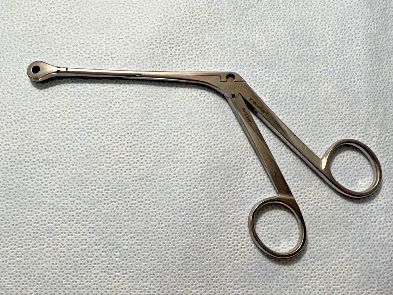 V. MUELLER RH2330 Blakesley Septum Bone Forceps Alligator Fenestrated Jaws — photo 1