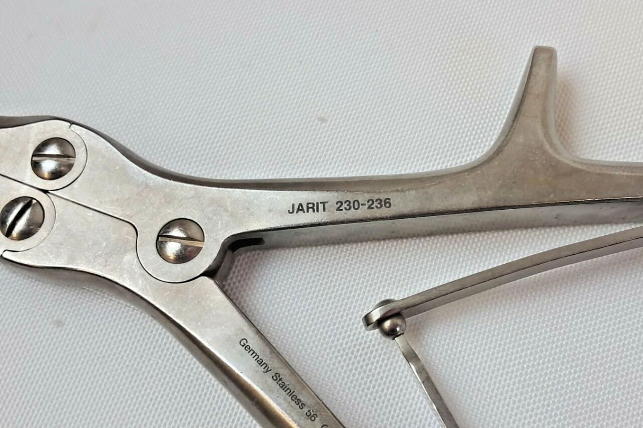 JARIT 230-236 Stille-Luer Rongeur 10" Curved 10mm Double Action — photo 3