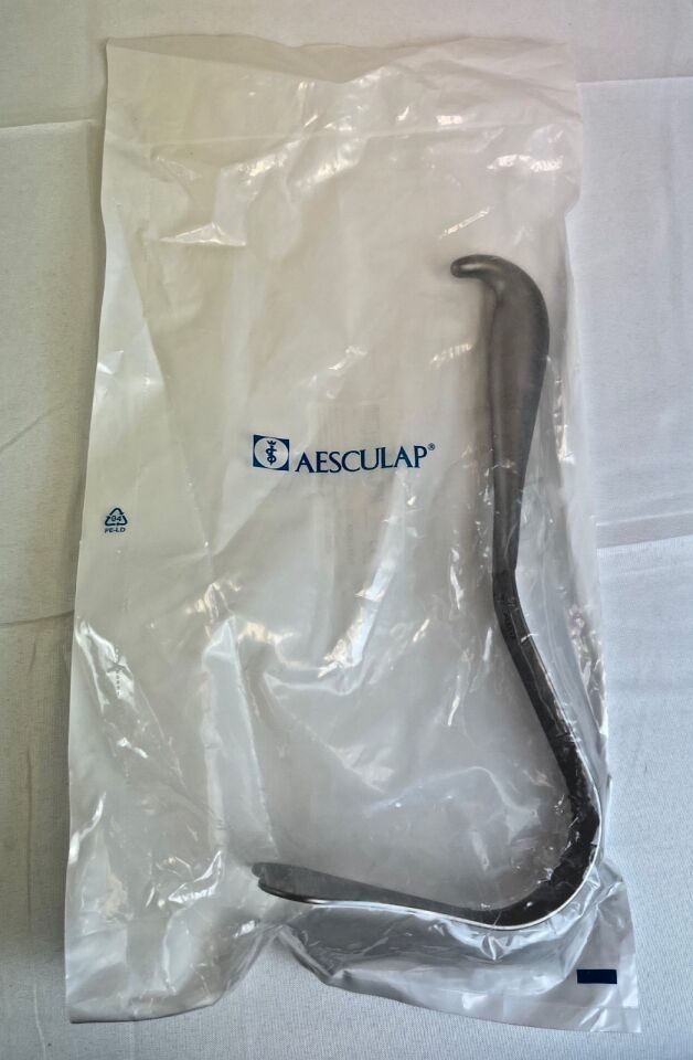 AESCULAP BT552R Harrington Spatula Retractor Blade Size: 123mm x 64mm x 295mm