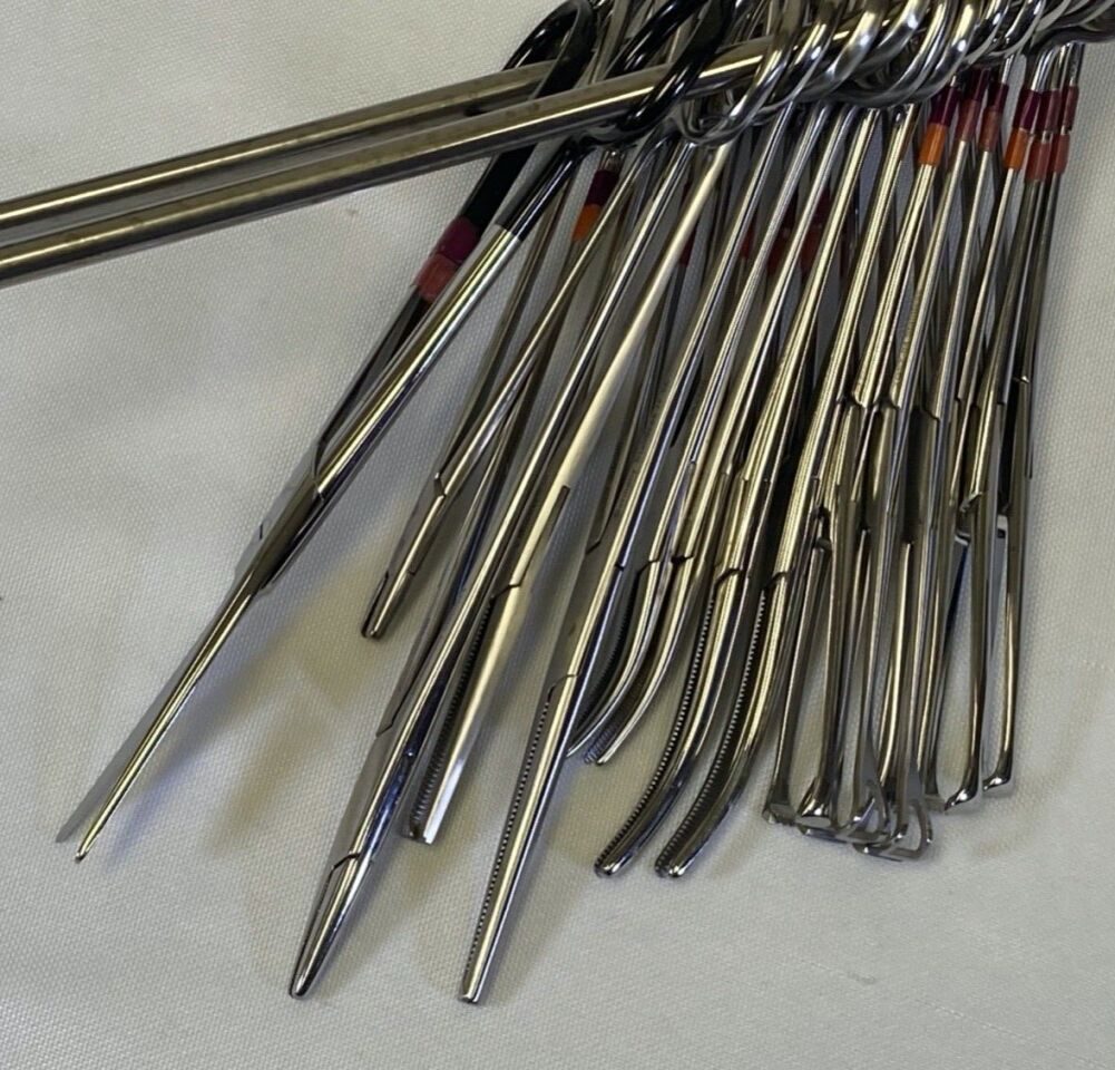 VARIOUS  Jarit V. Mueller Bowel Closure Instrument Tray w/ Case — photo 6