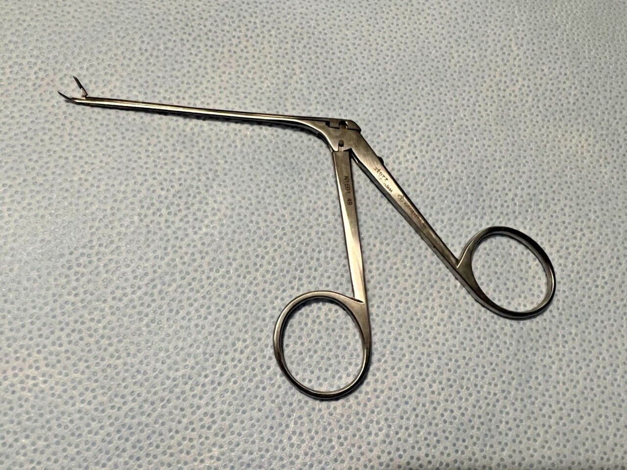 STORZ N1691 49 Hough-Crura Tonsil Nipper Forceps Curved Left