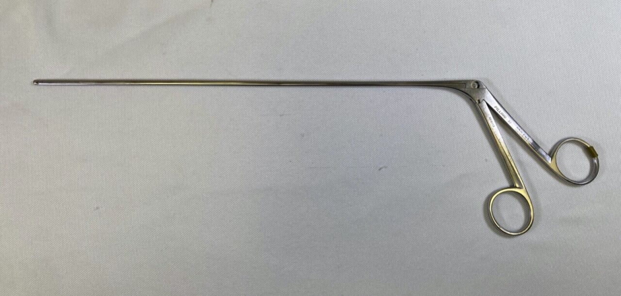 PILLING WECK 505112 Straight 2mm x 28cm Jackson Laryngeal Cup Forcep — photo 1