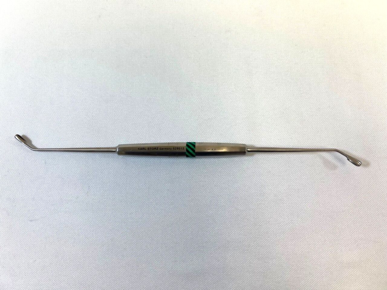 KARL STORZ 629512 HALLE Antrum Double-Ended Oval Curette 24.5cm — photo 1